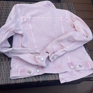 LOFT Light Pink Jean Jacket